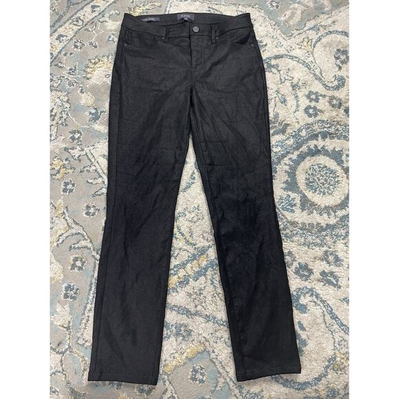 NYDJ ALINA SKINNY BLACK PANTS JEGGINGS SIZE 2 - Picture 1 of 9